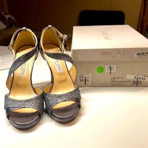 Jimmy Choo Tyne Sequin Shoes Size 39